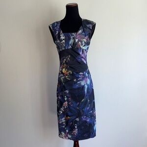 Karen Millen Sleeveless Floral Print Pencil Dress
